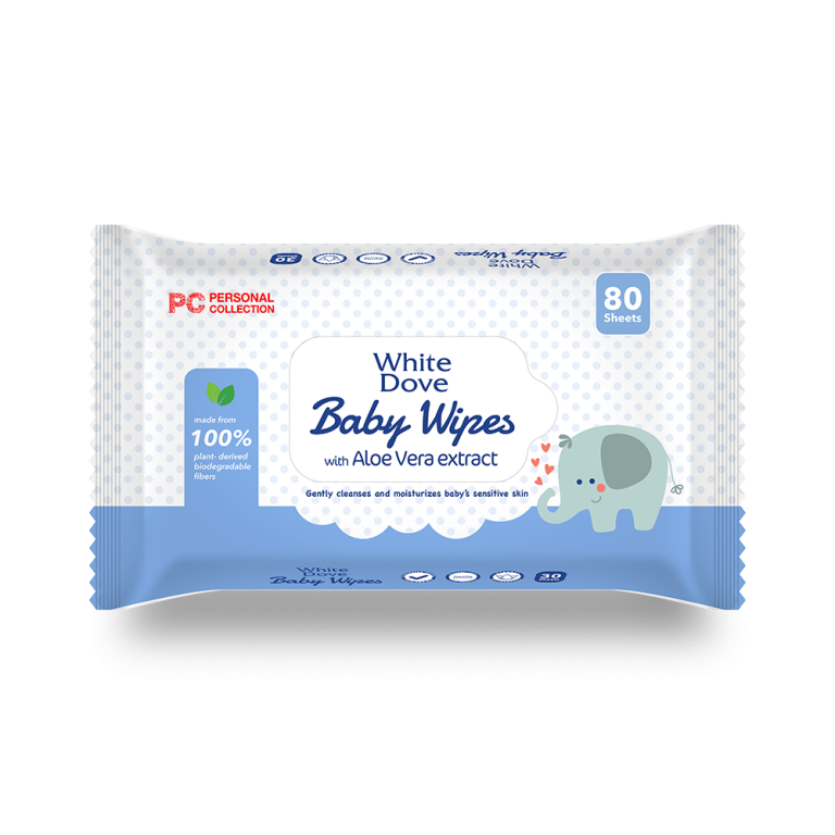 White Dove Baby Wipes with Aloe Vera Personal Collection